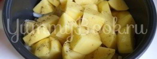 жаркое с курицей в мультиварке. Шаг 4