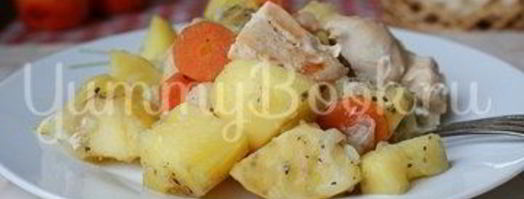 жаркое с курицей в мультиварке. Шаг 7