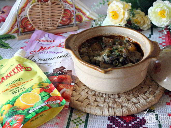 Рецепт жаркого в горшочках