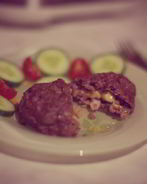 Ароматные зразы с белыми грибами и сыром