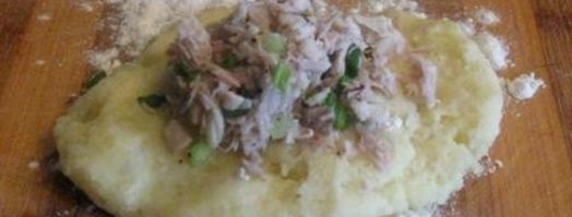 картофельные зразы с мясом. Шаг 3