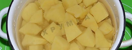 картофельные зразы в духовке с мясным фаршем и сыром. Шаг 3