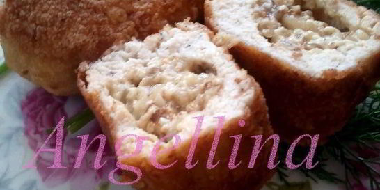 Куриные зразы с сыром и грецкими орехами