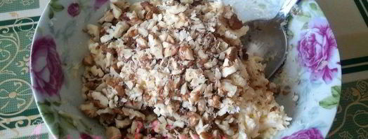 куриные зразы с сыром и грецкими орехами. Шаг 6