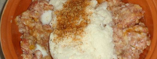 мясные зразы с луком и яйцом. Шаг 9