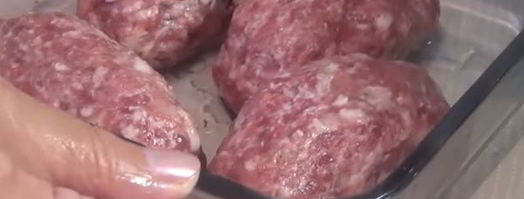 мясные зразы с омлетом. Шаг 10