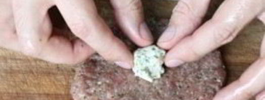 зразы из говядины с сыром на пару. Шаг 14