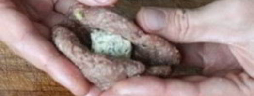 зразы из говядины с сыром на пару. Шаг 15