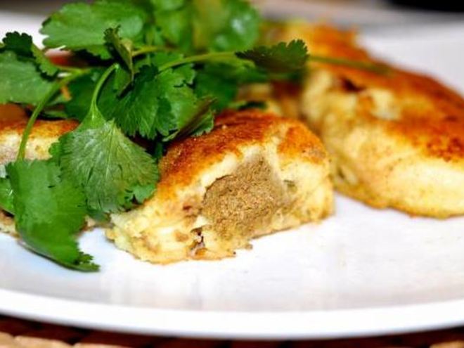 Рецепт зраз из картофеля с начинкой из говяжьей печени