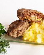 Зразы из манки с мясом