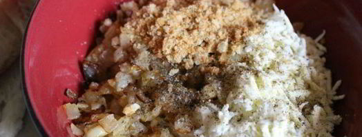 зразы из тилапии в беконе с овощным салатом. Шаг 4