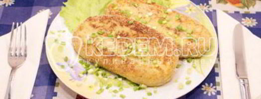 зразы картофельные с фаршем. Шаг 9