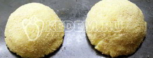 зразы картофельные с сыром. Шаг 5