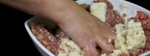 зразы мясные с грибами. Шаг 7