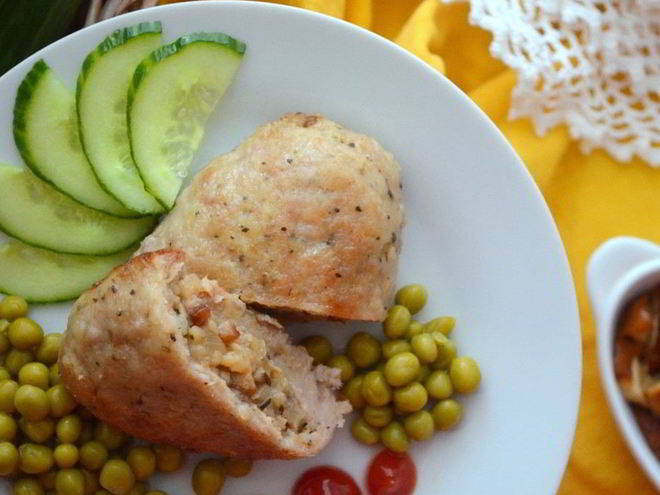 Рецепт зраз с гречневой кашей и грибами