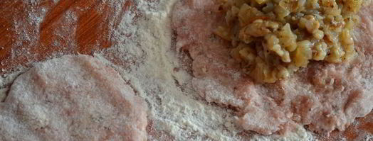 зразы с гречневой кашей и грибами. Шаг 6