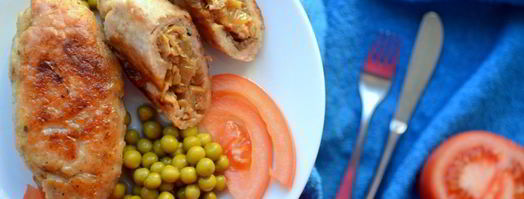 зразы с грибами и сыром. Шаг 7