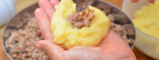 зразы с мясом. Шаг 6