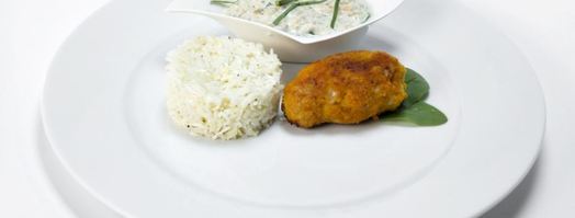 зразы с рисом и грибным соусом. Шаг 7