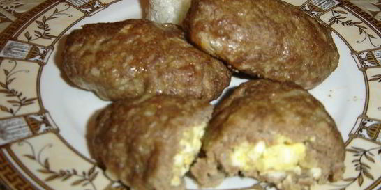 Зразы с яичной начинкой