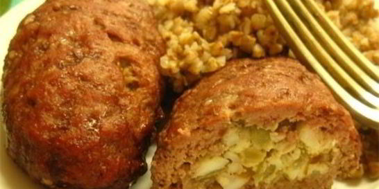 Зразы с яйцом в духовке