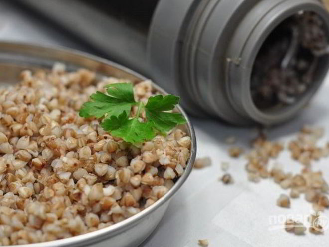 Рецепт быстрой каши в термосе