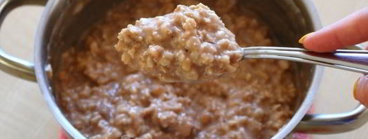 геркулесовая каша с бананом и орехами. Шаг 10