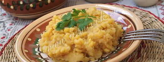 гороховая каша с луком. Шаг 9