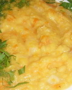 Гороховая каша в микроволновке