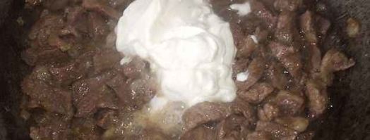 бефстроганов и гречневая каша. Шаг 25