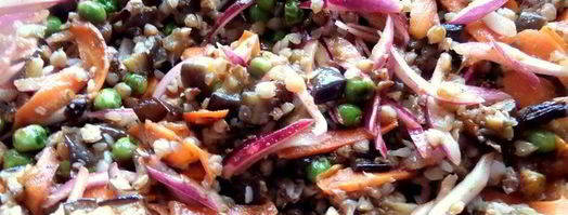 гречка с баклажаном и морковкой. Шаг 16