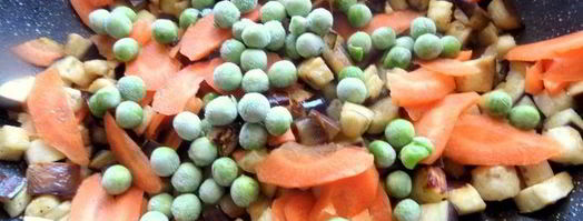 гречка с баклажаном и морковкой. Шаг 7