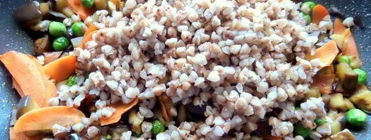 гречка с баклажаном и морковкой. Шаг 9