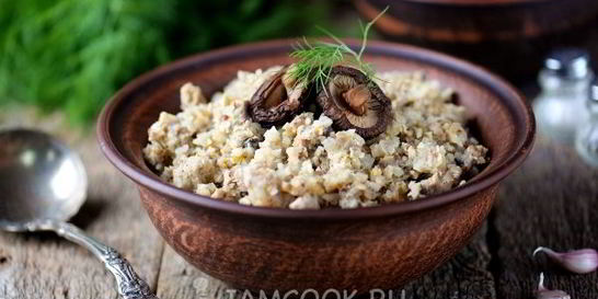 Гречка с фаршем в духовке