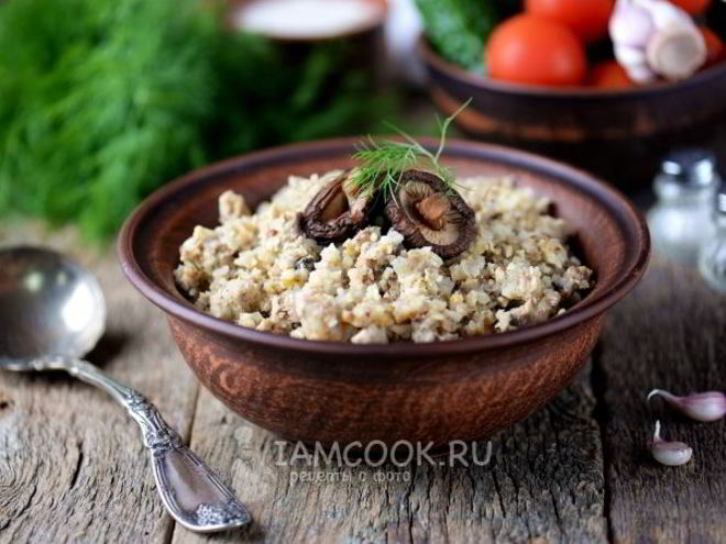 Рецепт гречки с фаршем в духовке