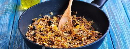 гречка с фаршем в духовке. Шаг 7