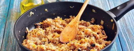 гречка с фаршем в духовке. Шаг 8