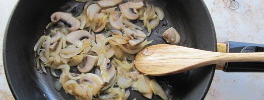 гречка с грибами и отбивной. Шаг 6