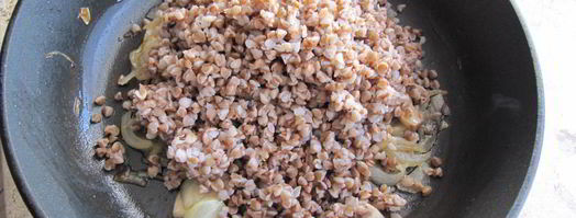 гречка с грибами и отбивной. Шаг 7