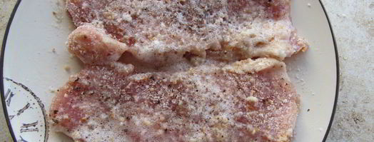 гречка с грибами и отбивной. Шаг 9