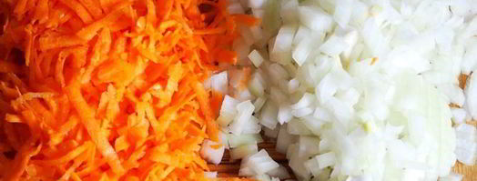 гречка с грибами и овощами в духовке. Шаг 3