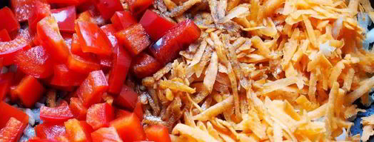 гречка с грибами и овощами в духовке. Шаг 6