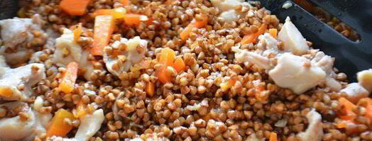 гречка с курицей в горшочке. Шаг 3