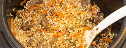 гречка с мясом и морковью в мультиварке. Шаг 15