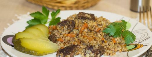 гречка с мясом и морковью в мультиварке. Шаг 20