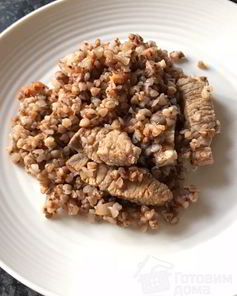 Гречка с мясом по-купечески