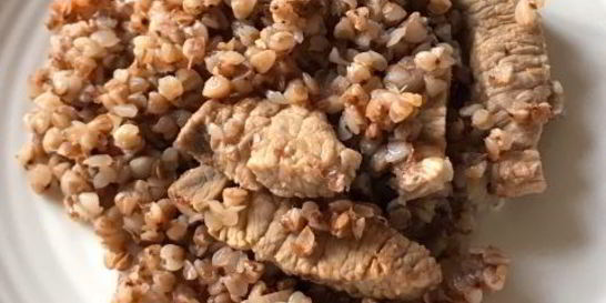 Гречка с мясом по-купечески