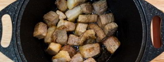 гречка с мясом в казане. Шаг 6