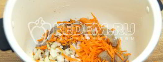 гречка с мясом в мультиварке. Шаг 5