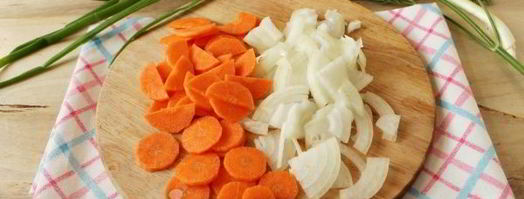 гречка с овощами на сковороде. Шаг 4